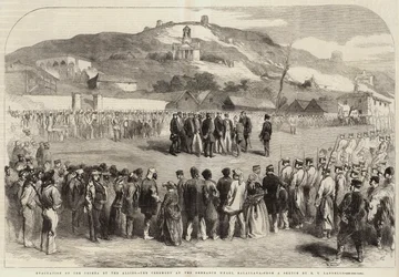 Evacuazione della Crimea dagli Alleati, la Cerimonia al Molo delle Armi, Balaclava